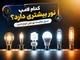 کدام لامپ نور بیشتری دارد؟ جدول مقایسه نوردهی انواع لامپ