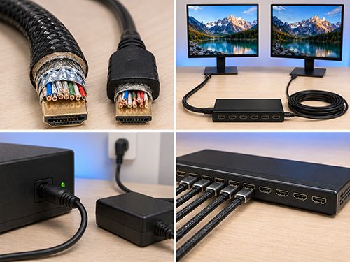 عوامل مؤثر بر عملکرد اسپلیتر HDMI