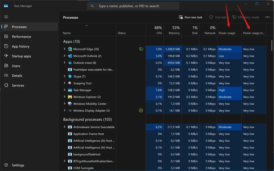 بررسی مشخصات کارتگرافیک از بخش تسکمنیجر (Task Manager)
