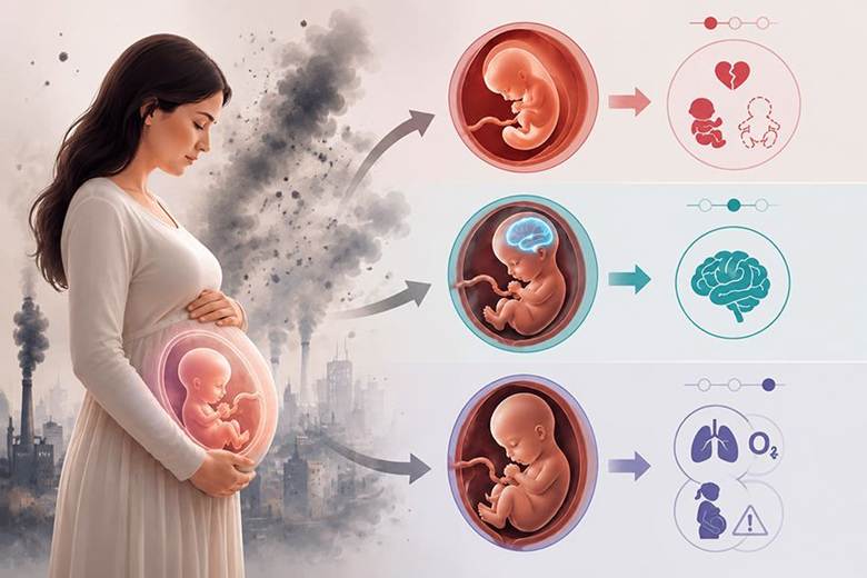 خطرات آلودگی هوا در مراحل مختلف بارداری