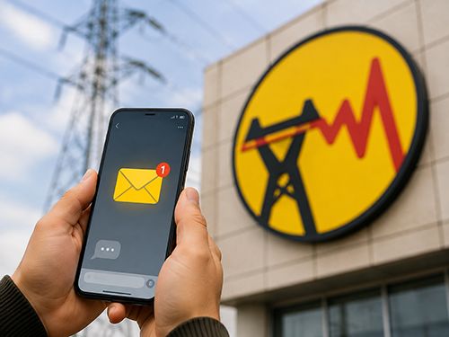چگونه پیامک قطعی برق را فعال کنیم؟