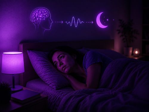 آیا نور بنفش برای اتاق خواب مناسب است؟