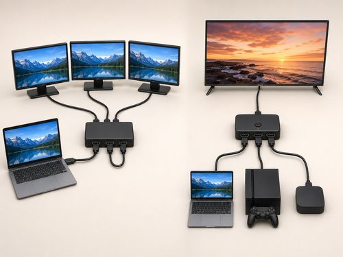 تفاوت بین اسپلیتر HDMI و سوئیچ HDMI چیست؟