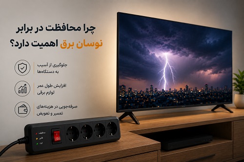 چرا محافظت در برابر نوسان برق اهمیت دارد؟