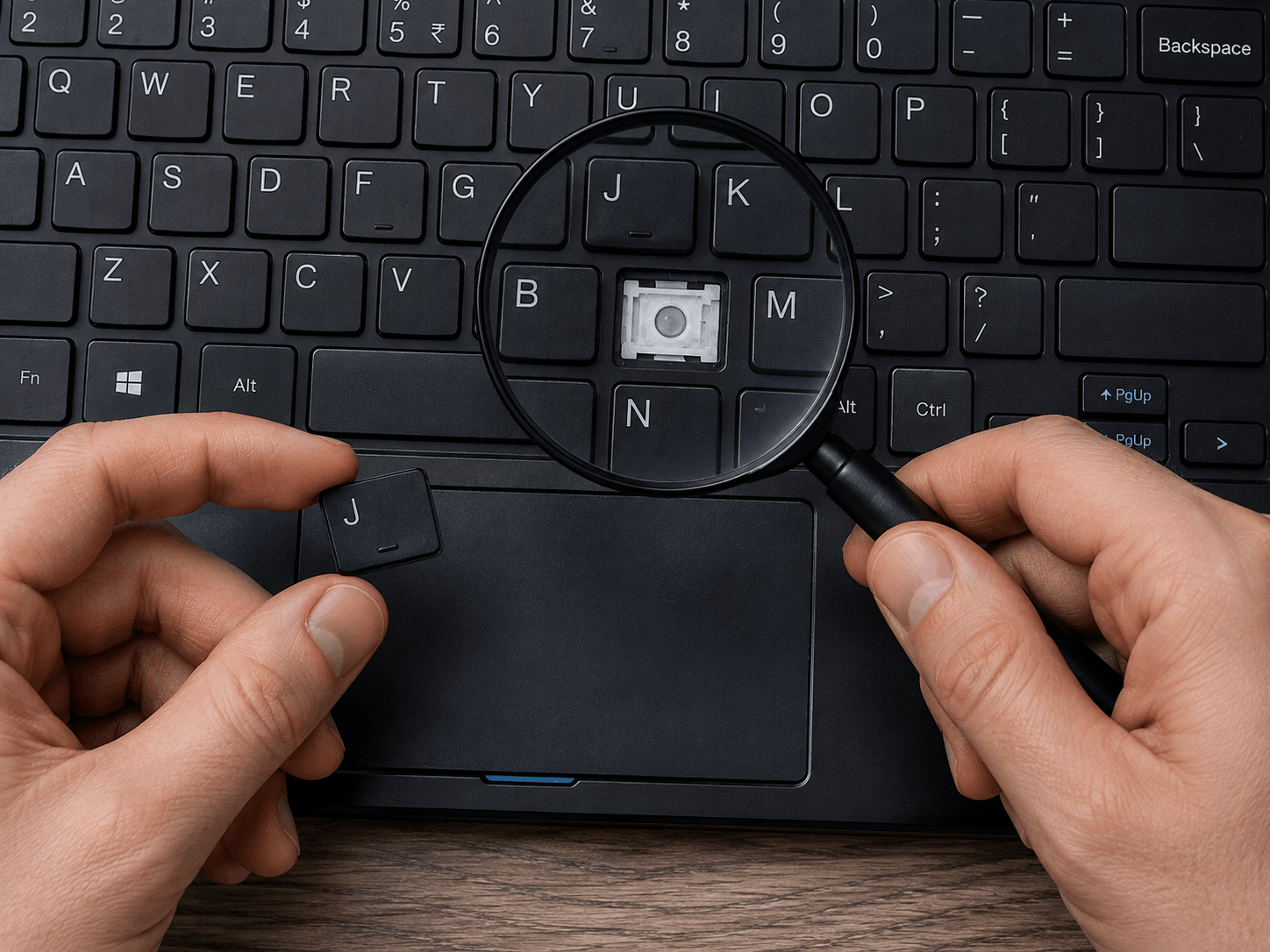 تشخیص مشکل چینش از خرابی کلید